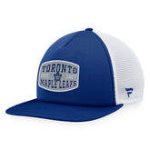 Toronto Maple Leafs Fanatics Foam Front Patch Trucker Snapback Hat Sale