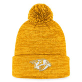 Nashville Predators Fanatics Fundamental Cuffed Knit Hat with Pom Outlet