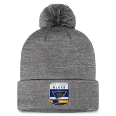 St. Louis Blues Fanatics Authentic Pro Home Ice Cuffed Knit Hat with Pom Outlet