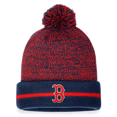 Boston Red Sox Fanatics Space-Dye Cuffed Knit Hat with Pom | MLB Near me