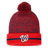 Washington Nationals Fanatics Space-Dye Cuffed Knit Hat with Pom | MLB Outlet