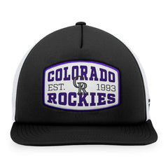 Colorado Rockies Fanatics Foam Front Patch Trucker Snapback Hat | MLB Shop