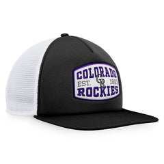 Colorado Rockies Fanatics Foam Front Patch Trucker Snapback Hat | MLB Shop