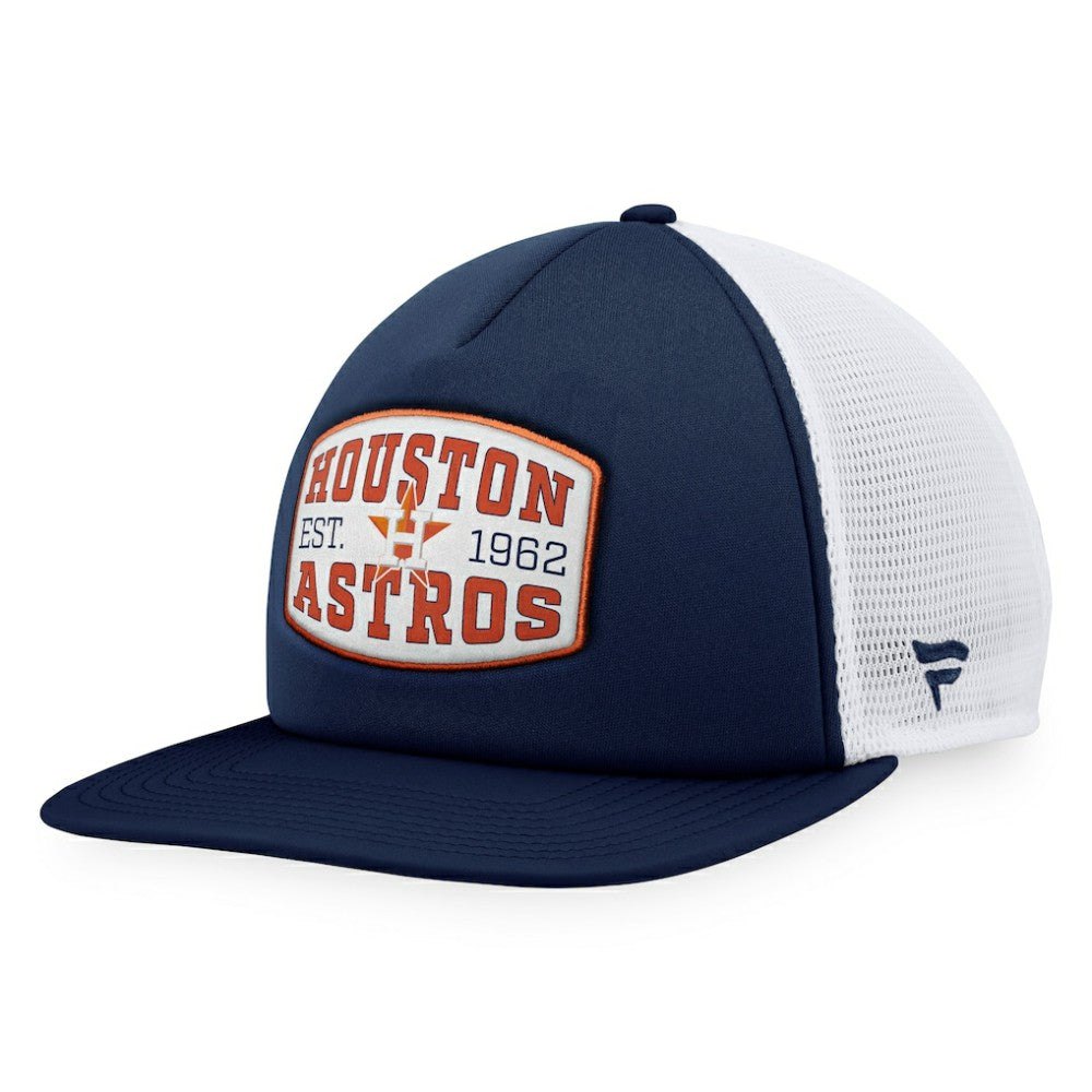Houston Astros Fanatics Foam Front Patch Trucker Snapback Hat | MLB US