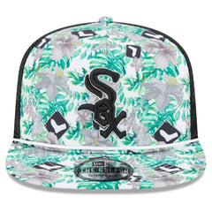 Chicago White Sox New Era Tropic Floral Golfer Lightly Structured Snapback Hat | MLB For sale