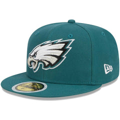 Philadelphia Eagles New Era Youth Main 59FIFTY Fitted Hat