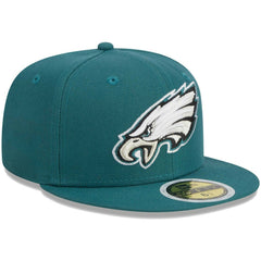 Philadelphia Eagles New Era Youth Main 59FIFTY Fitted Hat
