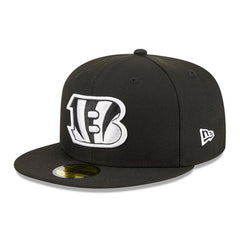 Cincinnati Bengals New Era Main Patch 59FIFTY Fitted Hat