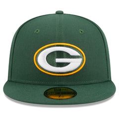 Green Bay Packers New Era Main Patch 59FIFTY Fitted Hat