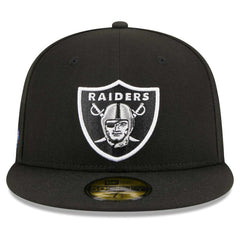 Las Vegas Raiders New Era Main Patch 59FIFTY Fitted Hat