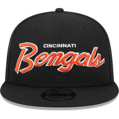 Cincinnati Bengals New Era Main Script 9FIFTY Snapback Hat