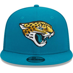 Jacksonville Jaguars New Era Youth Main Trucker 9FIFTY Snapback Hat