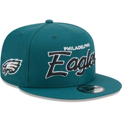 Philadelphia Eagles New Era Main Script 9FIFTY Snapback Hat