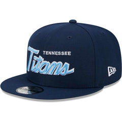 Tennessee Titans New Era Main Script 9FIFTY Snapback Hat