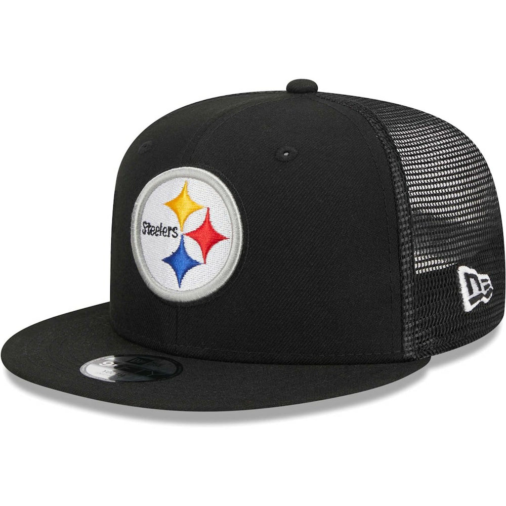 Pittsburgh Steelers New Era Youth Main Trucker 9FIFTY Snapback Hat