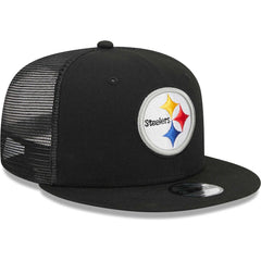 Pittsburgh Steelers New Era Youth Main Trucker 9FIFTY Snapback Hat