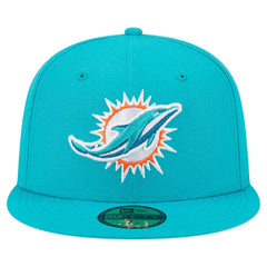 Miami Dolphins New Era Main 59FIFTY Fitted Hat