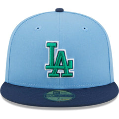 Los Angeles Dodgers New Era Green Undervisor 59FIFTY Fitted Hat | MLB New