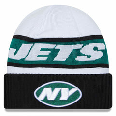 New York Jets New Era 2023 Sideline Tech Cuffed Knit Hat