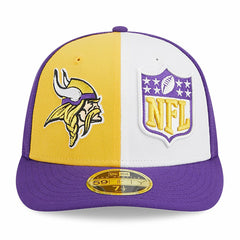 Minnesota Vikings New Era 2023 Sideline Low Profile 59FIFTY Fitted Hat