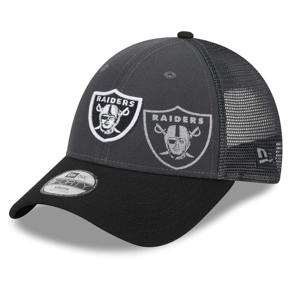 Las Vegas Raiders New Era Preschool Reflect 9FORTY Adjustable Hat