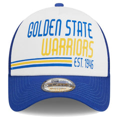 Golden State Warriors Lift Pass Foam Front Trucker 9FORTY Adjustable Hat sale Online
