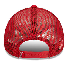 Los Angeles Angels New Era Stacked A-Frame Trucker 9FORTY Adjustable Hat | MLB Sale