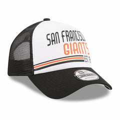 San Francisco Giants New Era Stacked A-Frame Trucker 9FORTY Adjustable Hat | MLB Near me