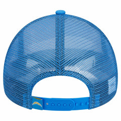 Los Angeles Chargers New Era Stacked A-Frame Trucker 9FORTY Adjustable Hat