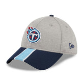Tennessee Titans New Era Striped 39THIRTY Flex Hat