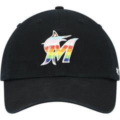 Miami Marlins '47 Team Pride Clean Up Adjustable Hat | MLB US