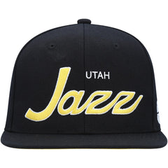 Utah Jazz Hardwood Classics Script 2.0 Snapback Hat Online