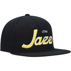 Utah Jazz Hardwood Classics Script 2.0 Snapback Hat Online