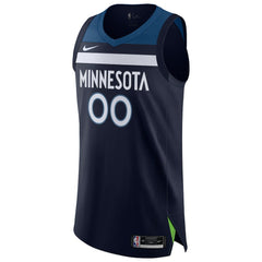 Minnesota Timberwolves Authentic Custom Jersey Navy For Sale
