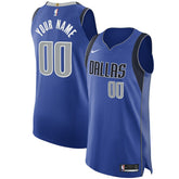 Dallas Mavericks 2020/21 Authentic Custom Jersey Royal sale Discount