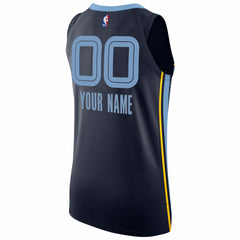 Memphis Grizzlies 2020/21 Authentic Custom Jersey Navy Discount
