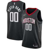 Houston Rockets Swingman Custom Jersey Black On Sale
