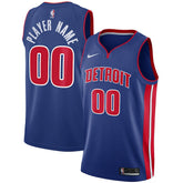 Detroit Pistons Swingman Custom Jersey Blue sale New