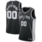 San Antonio Spurs Swingman Custom Jersey Black Online