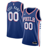 Philadelphia 76ers Unisex 2022/23 Swingman Custom Jersey Royal Discount
