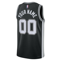 San Antonio Spurs Unisex Swingman Custom Jersey Black Online