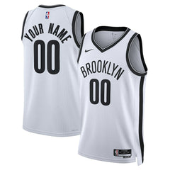 Brooklyn Nets Unisex Swingman Custom Jersey White Outlet