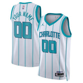 Charlotte Hornets Jordan Brand Unisex Swingman Custom Jersey White Outlet