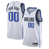 Dallas Mavericks Unisex Swingman Custom Jersey White sale For Sale
