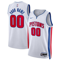 Detroit Pistons Unisex Swingman Custom Jersey White sale Outlet