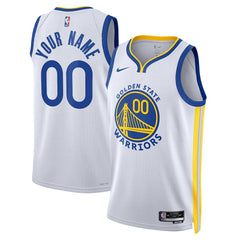 Golden State Warriors Unisex Swingman Custom Jersey White sale On Sale