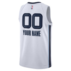 Memphis Grizzlies Unisex Swingman Custom Jersey White Outlet