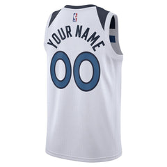 Minnesota Timberwolves Unisex Swingman Custom Jersey White Online