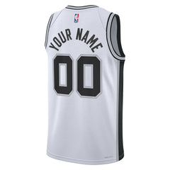 San Antonio Spurs Unisex Swingman Custom Jersey White Discount
