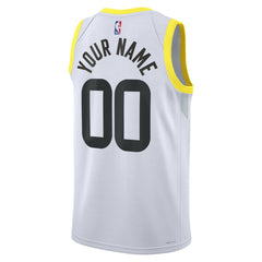 Utah Jazz Unisex Swingman Custom Jersey White On Sale